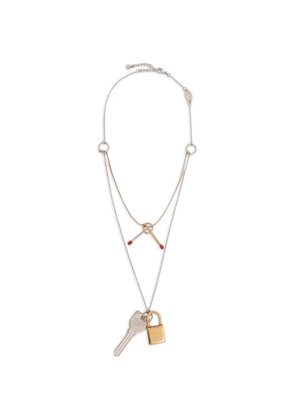 DSQUARED2 D2 charming Necklace - Silver