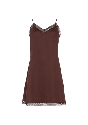 ERES Kindness lace-trim nightdress - Brown