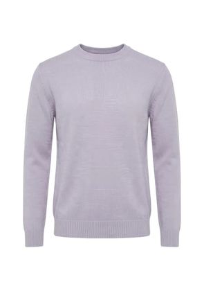 Kiton crew-neck long-sleeve sweater - Purple