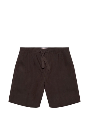 Orlebar Brown Alex drawstring linen deck shorts