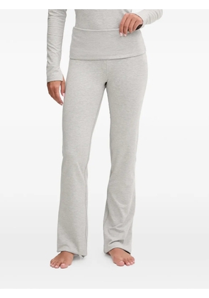 Casall logo-embroidered flared track pants - Grey