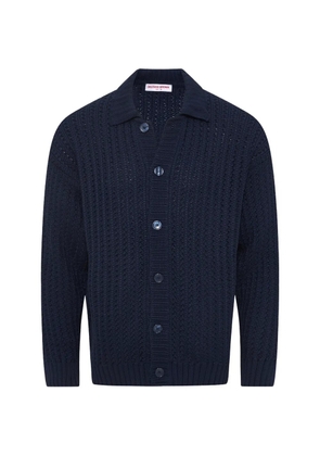 Orlebar Brown Thomas textured-knit shirt - Blue