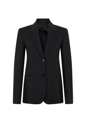 Max Mara single-breasted peaked-lapel blazer - Black