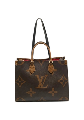 Louis Vuitton Pre-Owned 2020 MM OnTheGo monogram tote bag - Brown