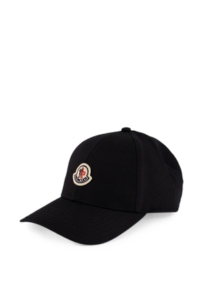 Moncler logo-patch baseball cap - Black