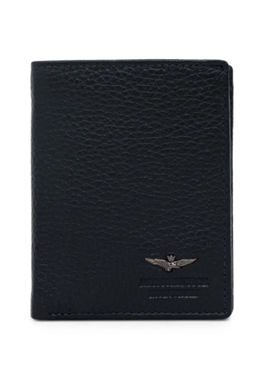 Aeronautica Militare logo-plaque wallet - Black