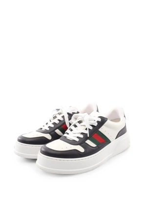 Gucci Pre-Owned 2010s chunky leather sneakers - White