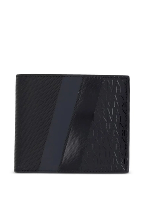 Armani Exchange logo-embossed bifold wallet - Black