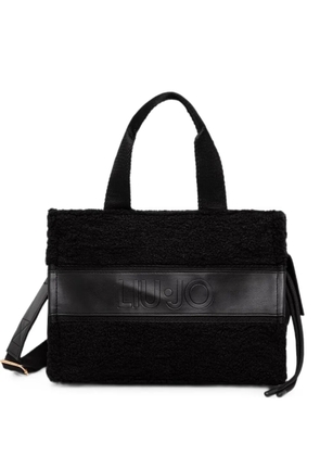 LIU JO small teddy tote bag - Black