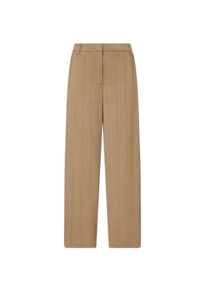 LIU JO balloon pants in herringbone fabric - Neutrals