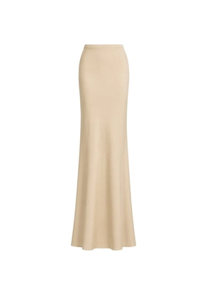 Gemy Maalouf silk maxi skirt - Neutrals