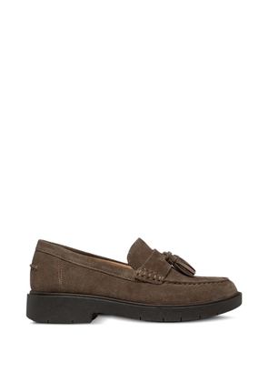 Geox Spherica tassel-detail suede loafers - Brown