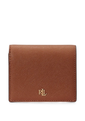 Lauren Ralph Lauren logo-plaque bifold wallet - Brown