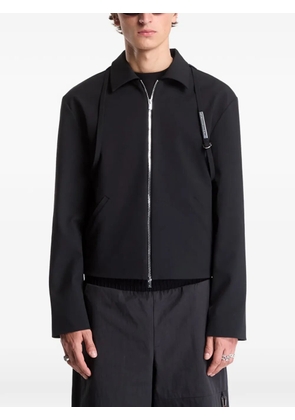 HELIOT EMIL Adsum strap-detail jacket - Black