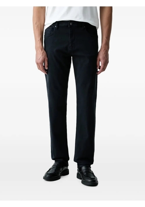 Armani Exchange logo-patch jeans - Blue