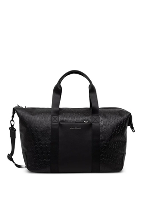 Armani Exchange logo-embossed holdall - Black