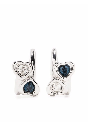 Jiwinaia heart-charm earrings - Silver