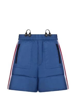 DSQUARED2 padded side-stripe shorts - Blue