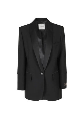 ERMANNO FIRENZE single-breasted peak-lapels blazer - Black