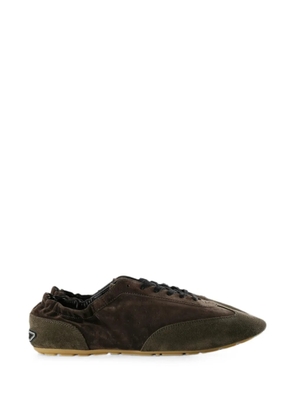 Saint Laurent Lewis sneakers in suede - Brown