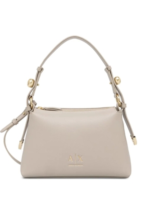 Armani Exchange logo-detail shoulder bag - Neutrals