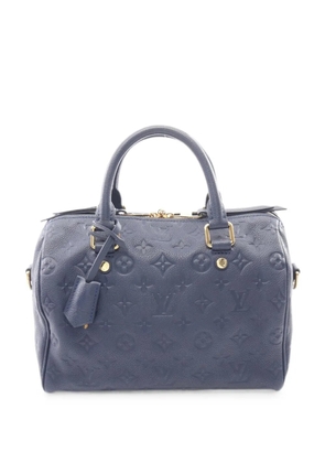 Louis Vuitton Pre-Owned 2012 25 Monogram Empreinte Speedy Bandouliere 2Way tote bag - Blue