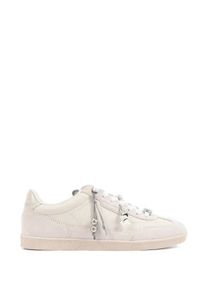 Karl Lagerfeld charm-embellished panelled sneakers - Neutrals