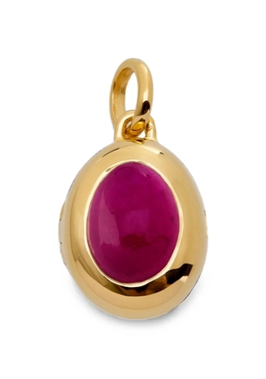 Monica Vinader July locket - Gold