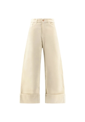 3x1 turn-up cuff jeans - Neutrals