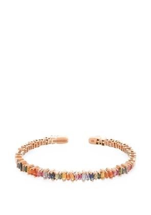 Suzanne Kalan Bold Rainbow sapphire bangle - Pink