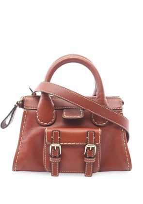 Chloé Pre-Owned 2010s Edith buckle two-way handbag - Brown