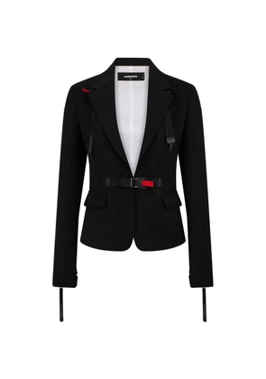 DSQUARED2 Snow-Tech buckle-fastening blazer - Black