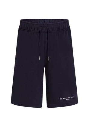 Tommy Hilfiger logo-print drawstring track shorts - Blue