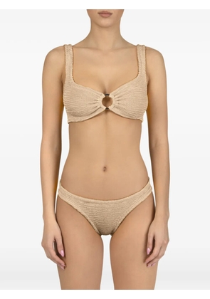 PARAMIDONNA Irina smocked bikini - Neutrals