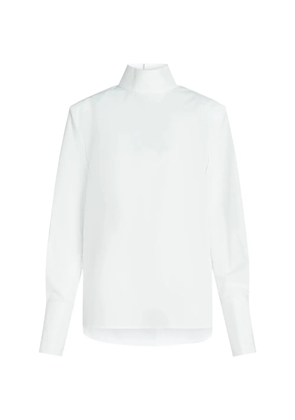 Karl Lagerfeld high-neck blouse - White
