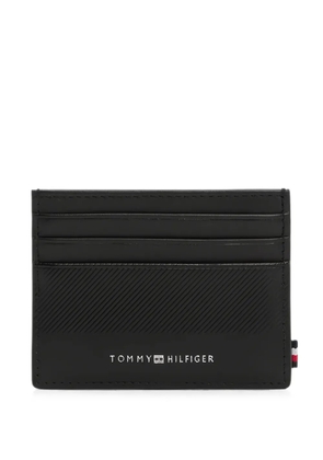 Tommy Hilfiger logo-print card holder - Black