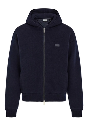 Ferragamo zip hoodie - Blue