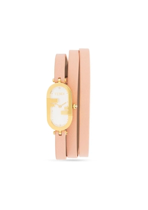 FENDI O'Lock oval double-strap watch - Pink