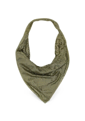 Benedetta Bruzziches Ursula rhinestone-mesh shoulder bag - Green