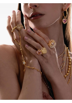 BUDDHA MAMA hollow hoop earrings - Gold