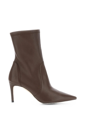 Stuart Weitzman Stuart Power pointed-toe ankle boots - Brown