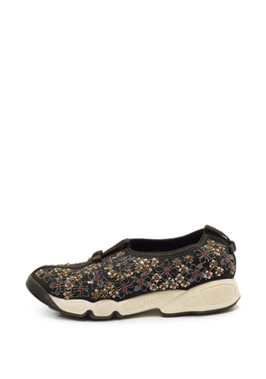 Christian Dior Pre-Owned Fusion crystal-embellished sneakers - Black