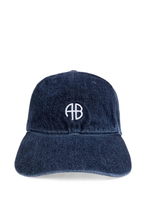 ANINE BING Jeremy denim baseball cap - Blue