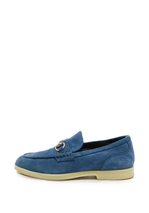 Gucci Pre-Owned Horsebit Konrad loafers - Blue