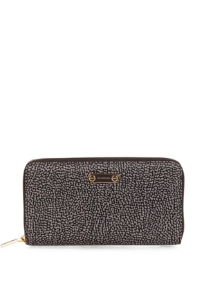 Borbonese O.P. wrap-around zip wallet - Grey