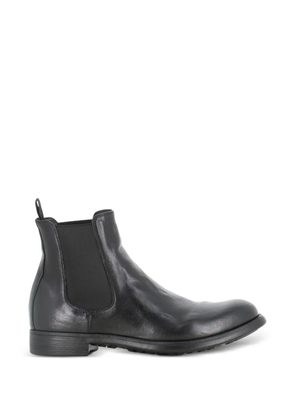 Officine Creative Chronicle elasticated-side leather boots - Black