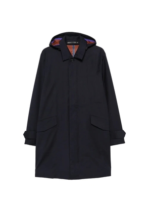 Paul Smith Travel hooded coat - Blue