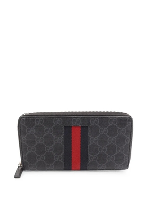 Gucci Pre-Owned 2000s GG Supreme Web wallet - Black