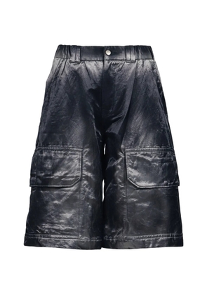 FILTH faded-effect cargo shorts - Black