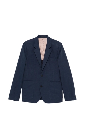 PS Paul Smith single-breasted patch-pocket blazer - Blue